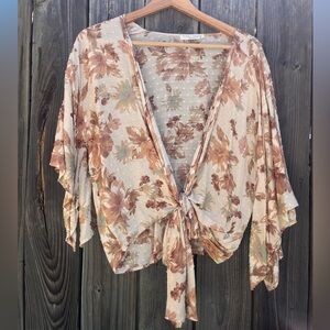 Floral kimono/cover up